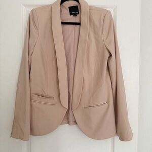 Nordstrom Trouvé women’s light Pink blazer suit jacket size medium 8 10